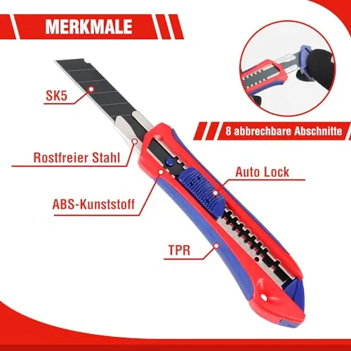 WORKPRO Cuttermesser Set UC 3