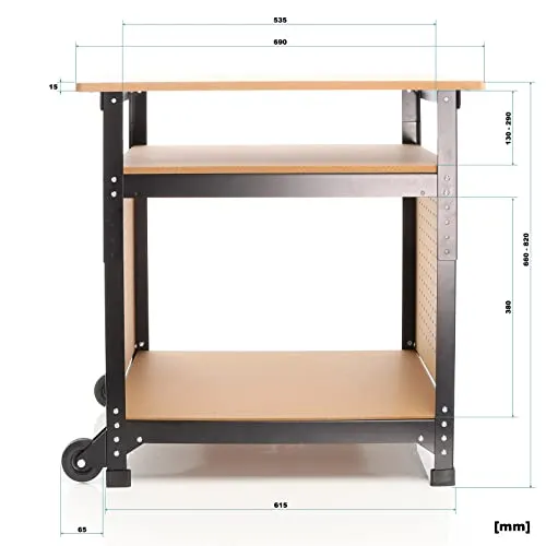 XPOtool Fahrbare Werkbank 7