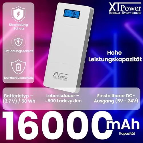 XTPower PowerBank 15600mAh QC3 5
