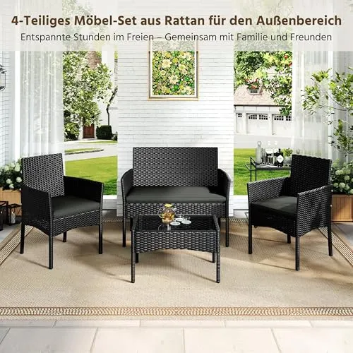 Yaheetech Gartenmöbel Set UC 2