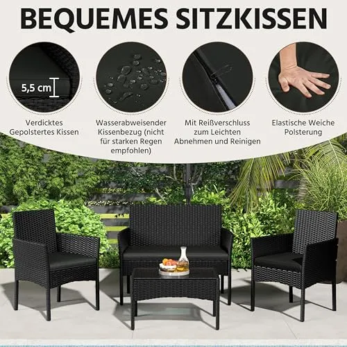 Yaheetech Gartenmöbel Set UC 6