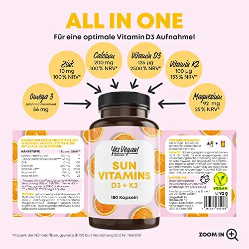 Yes Vegan! O3-D3-K2 2