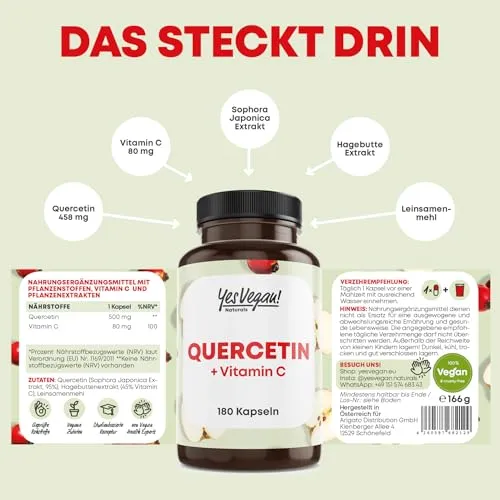 Yes Vegan Quercetin 500 mg 2
