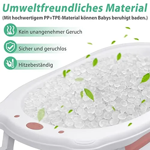 YRHome Faltbare Baby Badewanne 4