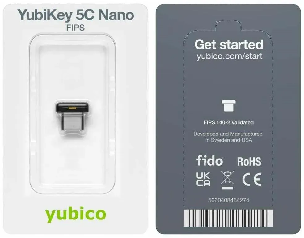 YubiKey 5C Nano FIPS