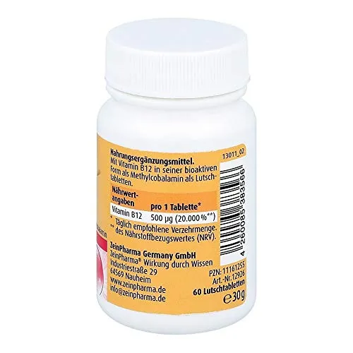 Zein Pharma Vitamin B12 500 myg 4