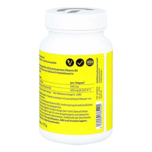 ZeinPharma Pantothensäure 500 mg 3