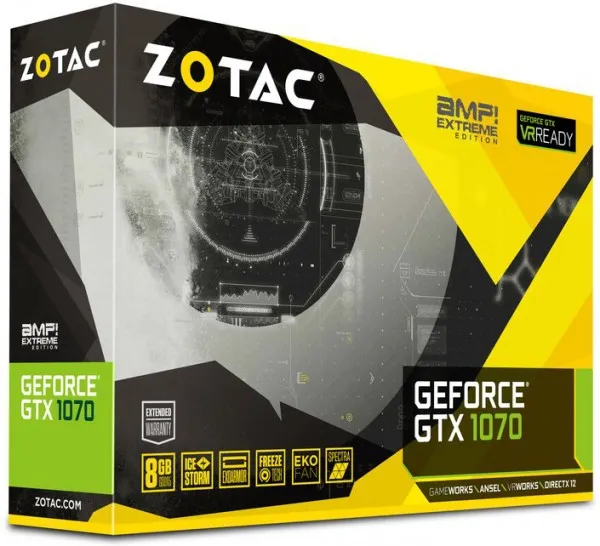 Zotac GTX 1070 AMP! Extreme 5